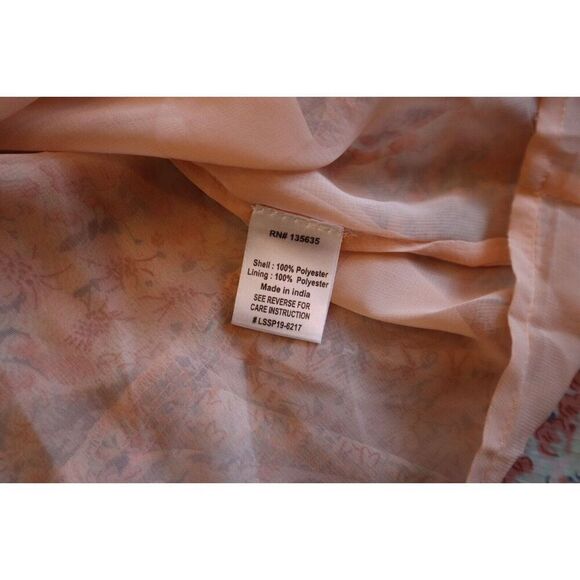 Love the Label x Anthropologie Sz M Waterlily Print Off The Shoulder Dress - Picture 7 of 13